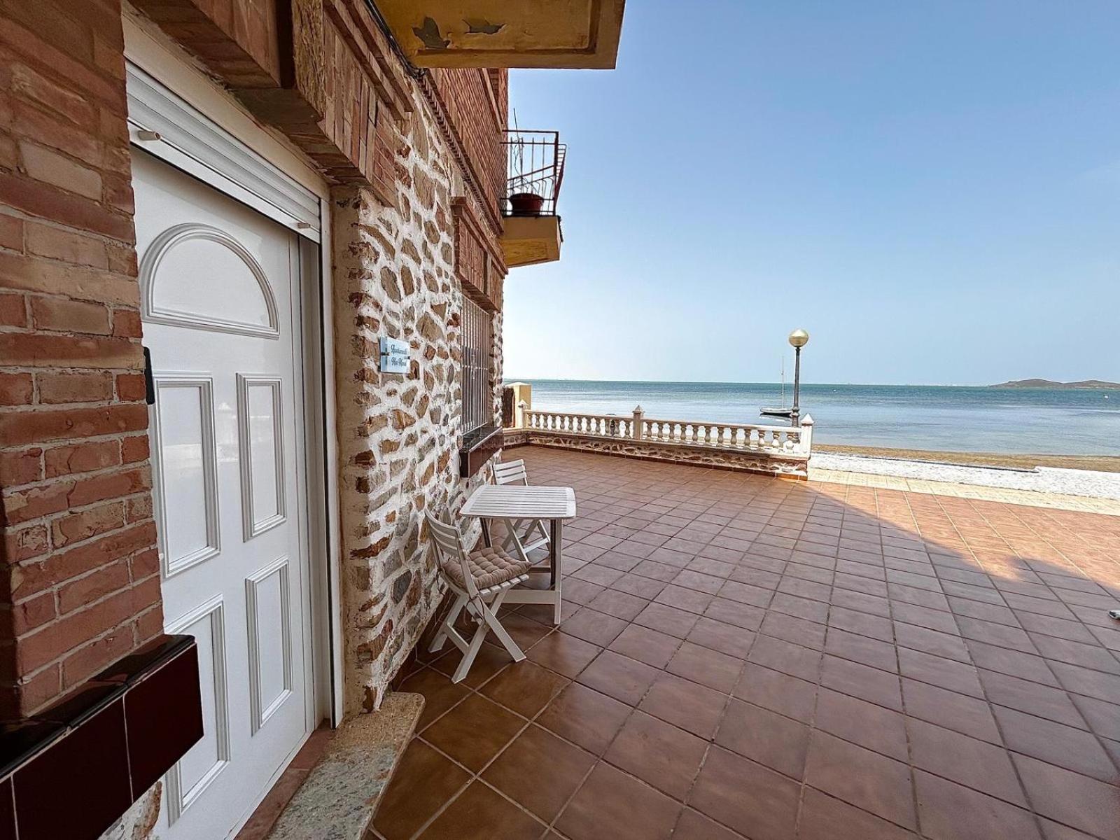 Apartamento Mar Menor, Los Urrutias - Beachfront Apartment With Patio Under New Management Since July 2024 การ์ตาเฮนา ภายนอก รูปภาพ